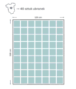 kocyk z kwadratow grafika