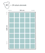 kocyk z kwadratow grafika