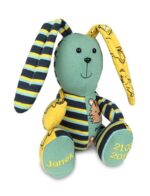 krolik szyty recznie z ubranek dzieciecych